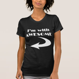 Eu sou com o pequeno t-shirt impressionante