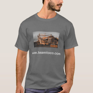 Eu sou com t-shirt de Toco (o cinza escuro)
