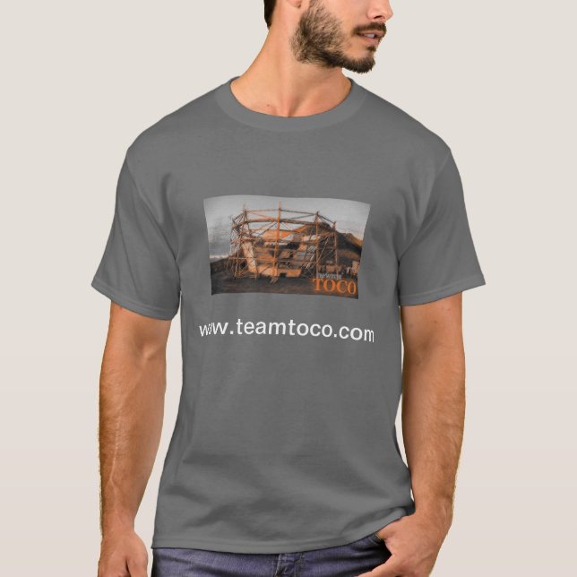 Eu sou com t-shirt de Toco (o cinza escuro) (Frente)