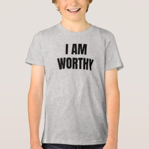Eu Sou Digno - Dando poder a uma T-Shirt personali