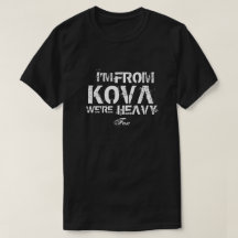 Eu sou do t-shirt de Kova