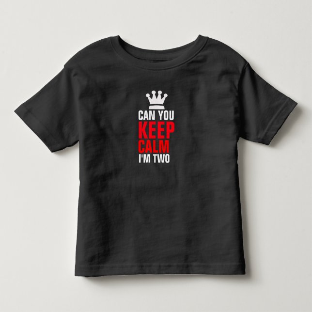 Eu sou duas T-Shirt Toddler Fine Jersey (Frente)