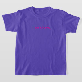 Eu sou escolhido Girls Basic T-Shirt