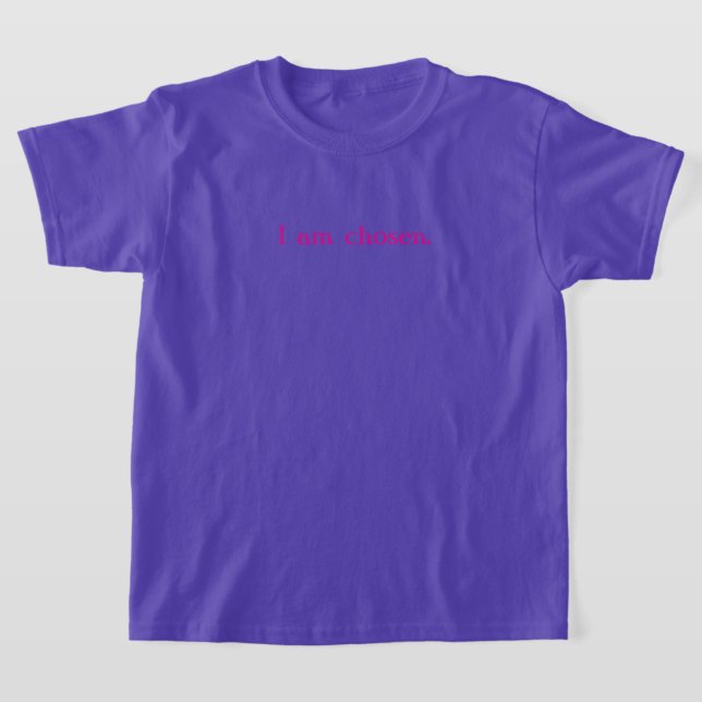 Eu sou escolhido Girls Basic T-Shirt (Postura )