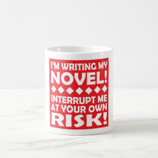 "Eu SOU ESCREVENDO MINHA NOVELA!" caneca