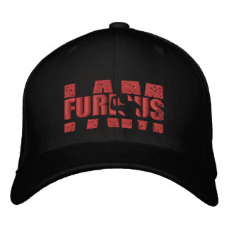 Eu sou FURIOSO Boné de lã de logotipo vermelho