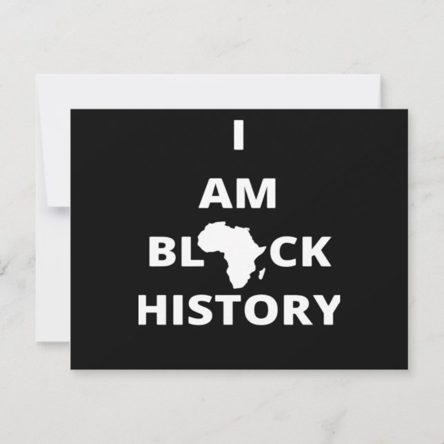 Eu Sou História Negra - Clássico do Mês da Históri (Frente)