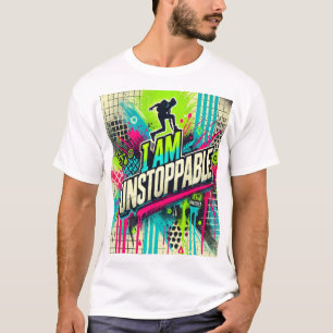 Eu Sou Imparável - Grafite Urbano T-Shirt