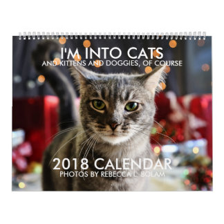 Eu sou NO CALENDÁRIO dos GATOS 2018 por Rebecca L.