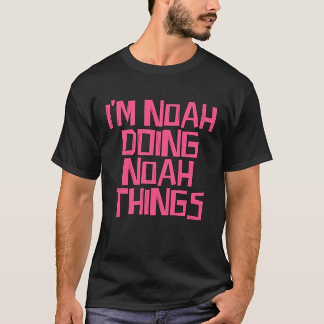 Eu sou Noah fazendo coisas Noah Pullover Hoodie (Frente)