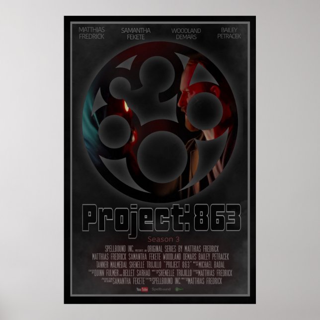 Eu sou o Absoluto // Projeto 863 Poster original (Frente)