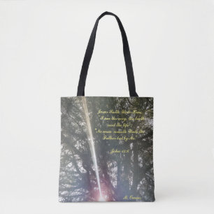 "Eu Sou O Caminho, A Verdade, A Vida" Tote Bag