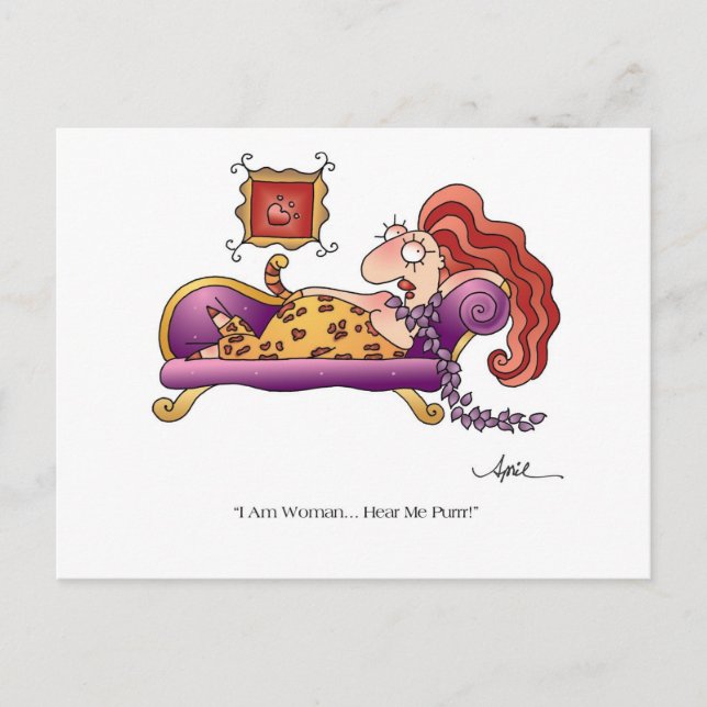 Eu sou o cartão postal da MULHER de April McCallum (Frente)