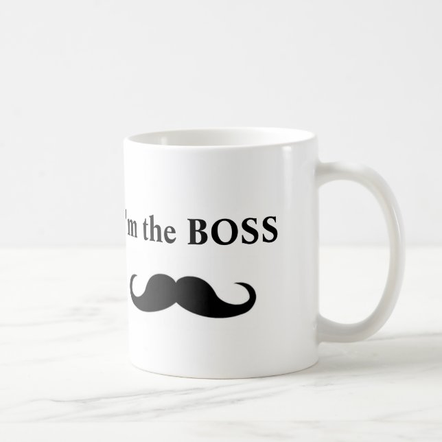 Eu sou o CHEFE, caneca de café (Direita)