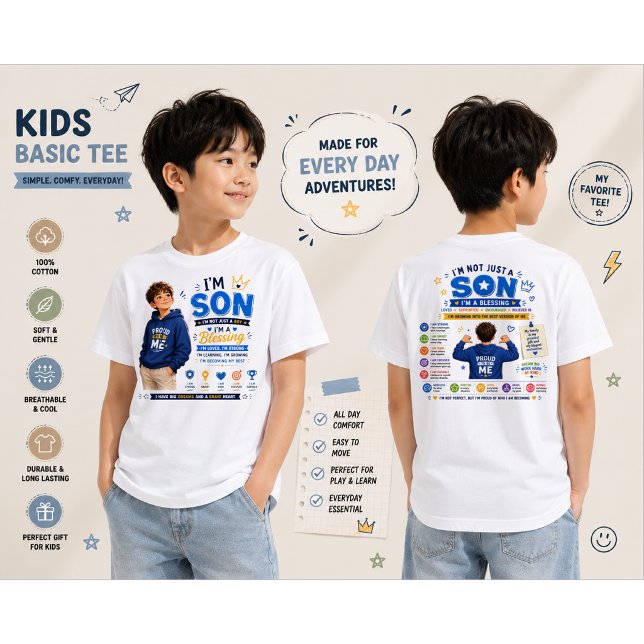 Eu sou o design de camiseta do filho | Design de m (Criador carregado)