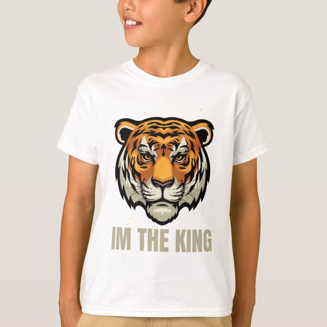 Eu sou o Design do rei T-Shirt (Frente)
