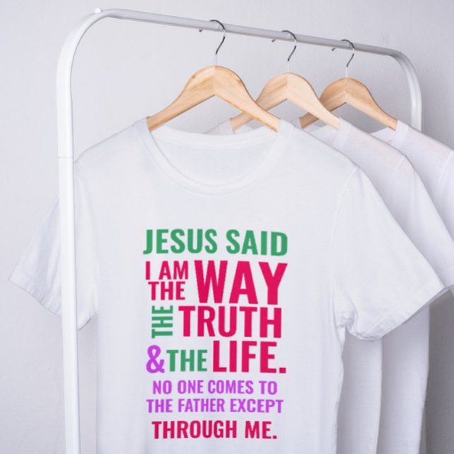 Eu sou o jeito da camiseta em cores brilhantes (Criador carregado)