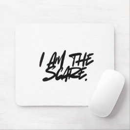 "EU SOU O MEDO" Mouse Pad — Presença Ousada e Esti