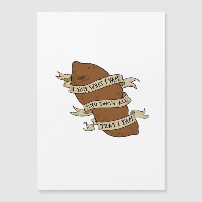 Eu Sou O Que Eu Sou Clássico Citação Engraçada (Frente)