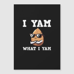 Eu Sou O Que Sou Camiseta com Decote em V Humoríst