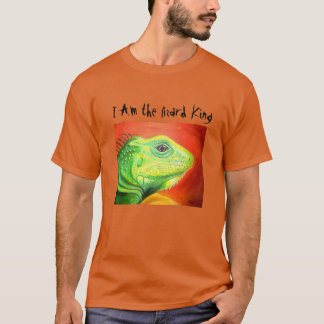 Eu sou o rei T-shirt do lagarto
