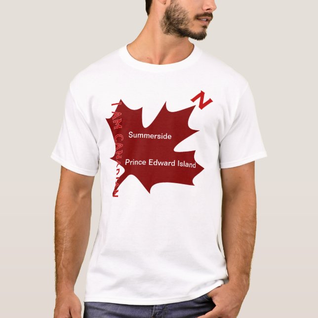 EU SOU o T-SHIRT CANADENSE #2 - customizável (Frente)