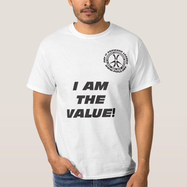 Eu sou o t-shirt do valor (Frente)