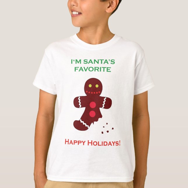 Eu sou o t-shirt favorito do papai noel (Frente)