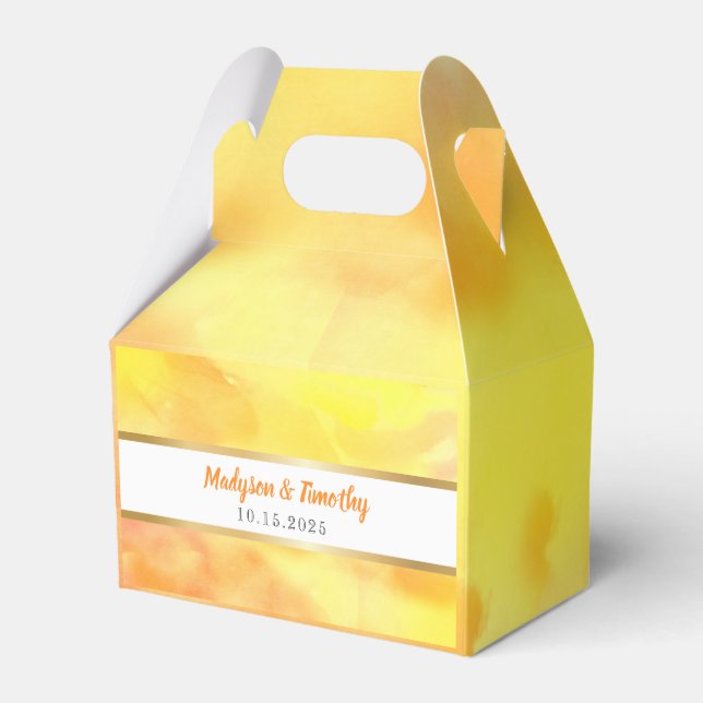 Eu Sou OURO WATERCOLOR... Caixa De Presente. (Frente)