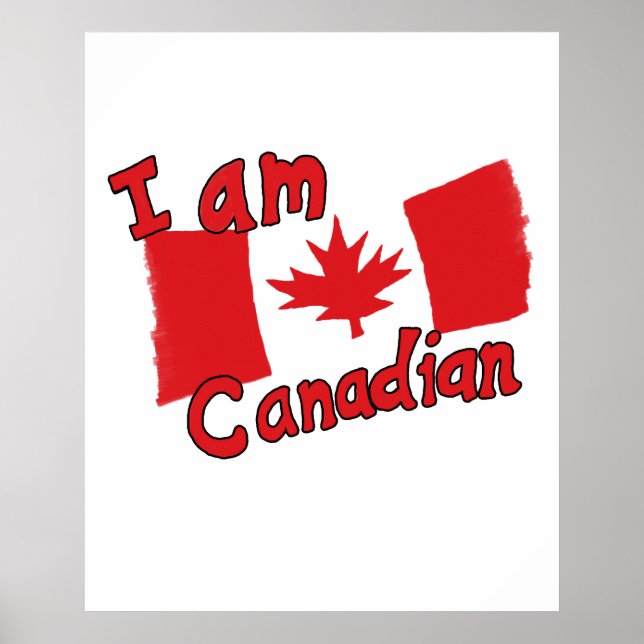 Eu sou Poster canadense (Frente)