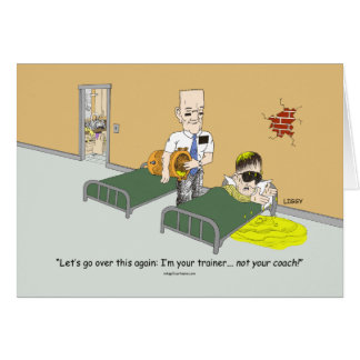 Eu sou seu cartão do instrutor