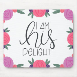 Eu Sou Sua Delícia Bright Florals Mousepad