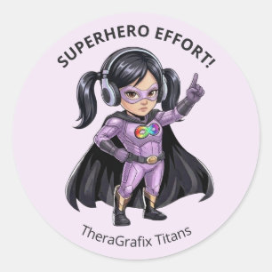 Eu Sou Super Focado Adesivo Pediátrico de Super-He