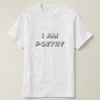 Eu sou t-shirt da poesia