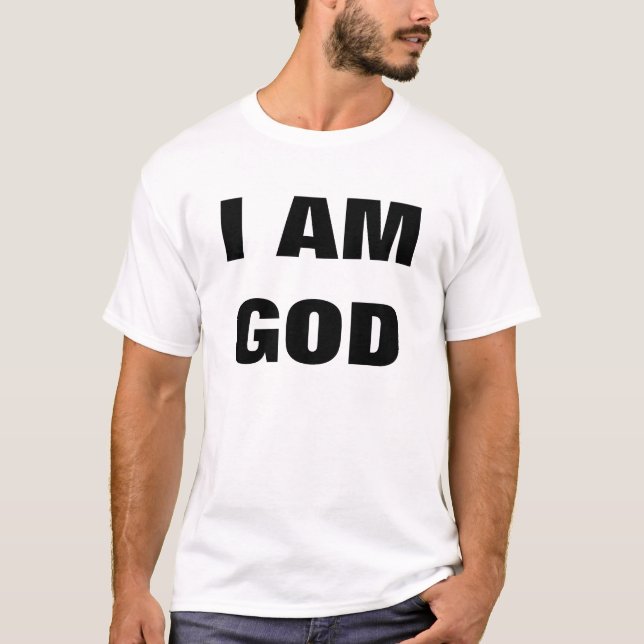 EU SOU t-shirt do DEUS (Frente)