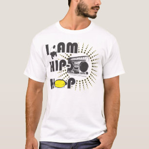 EU SOU t-shirt do HIP-HOP