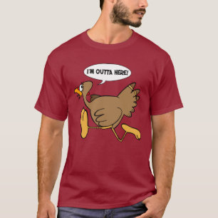 Eu sou t-shirt do peru de Outta aqui