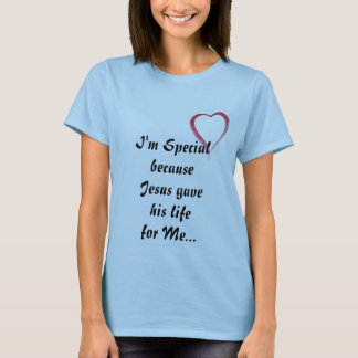 Eu sou t-shirt especial