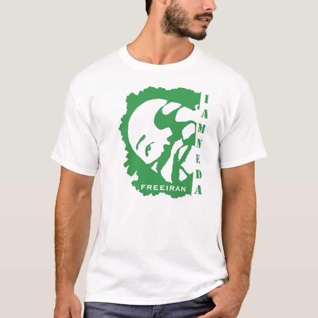eu sou t-shirt verde do neda Irã (Frente)