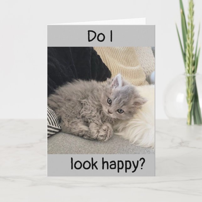 EU SOU TÃO **SAD** E ASSIM **SORRY** CARTÃO (Frente)