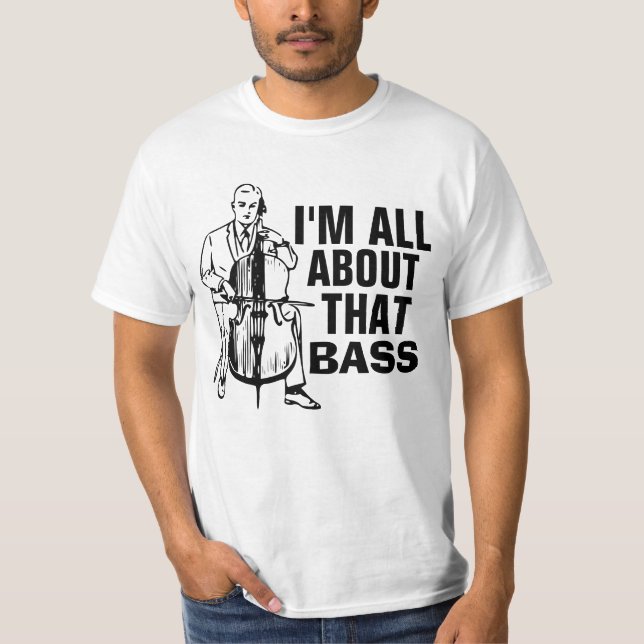 Eu sou todo sobre o BASS, Mens T-shirts (Frente)