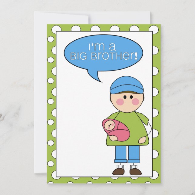 eu sou um anúncio de irmão mais velho (menina) (Frente)