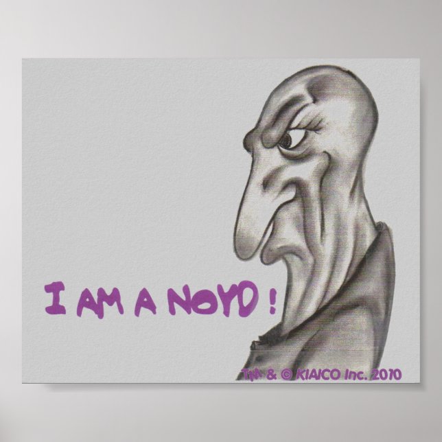 EU SOU UM BARULHO! impressão de 11" X 9" (Frente)