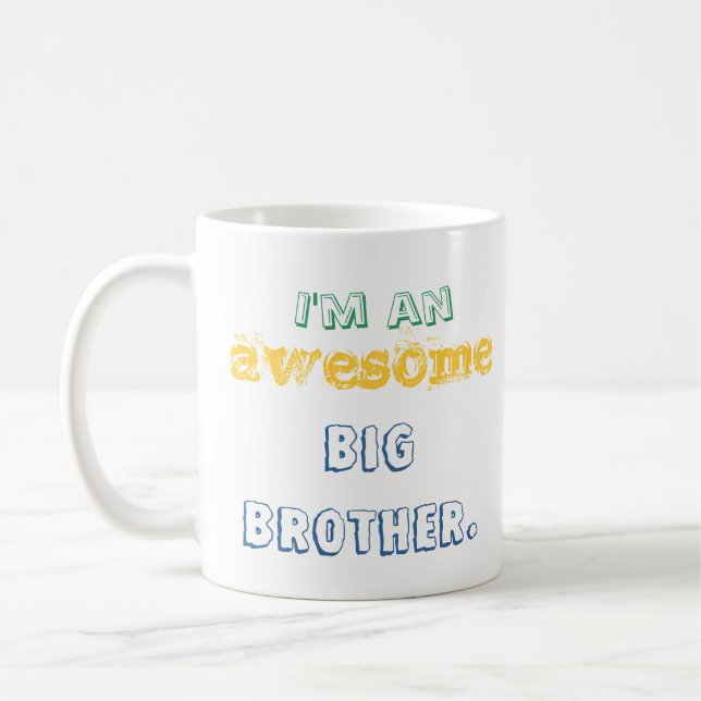 Eu sou um big brother impressionante. caneca (Esquerda)