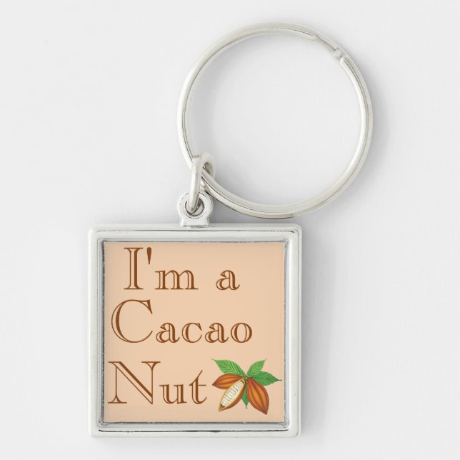 Eu sou um Chaveiro de Cacao Nut (Frente)