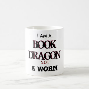 Eu sou um dragão do livro não uma caneca morna