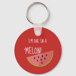 Eu sou um em um Chaveiro de Melon Linda Melancia
