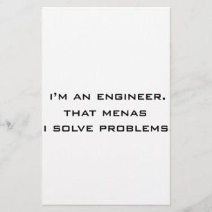 Eu sou um engenheiro