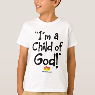 "Eu sou um filho de Deus!" Camiseta (cores claras)