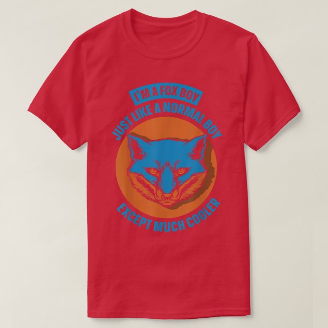 Eu sou um fox boy T-Shirt (Frente do Design)